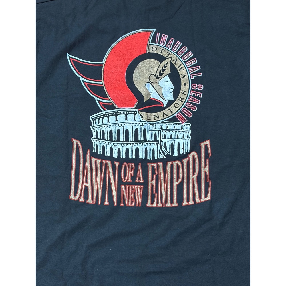 VTG 1992 Ottawa Senators Inaugural Seasn Opening Night "Dawn of a New Empire" XL - Picture 6 of 9